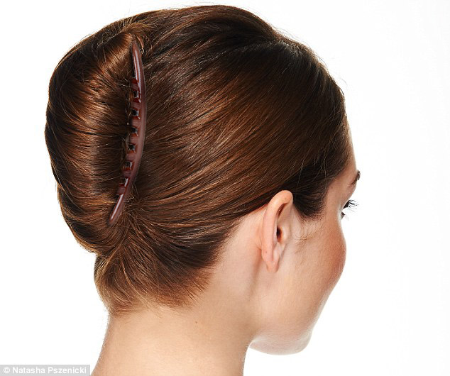 [SG | Extra Firm] 10cm Large Bar French Pleat Hair Style Hair Comb, 7 Teeth Elegant Stewardess Hairstyle Chignon Hair Comb