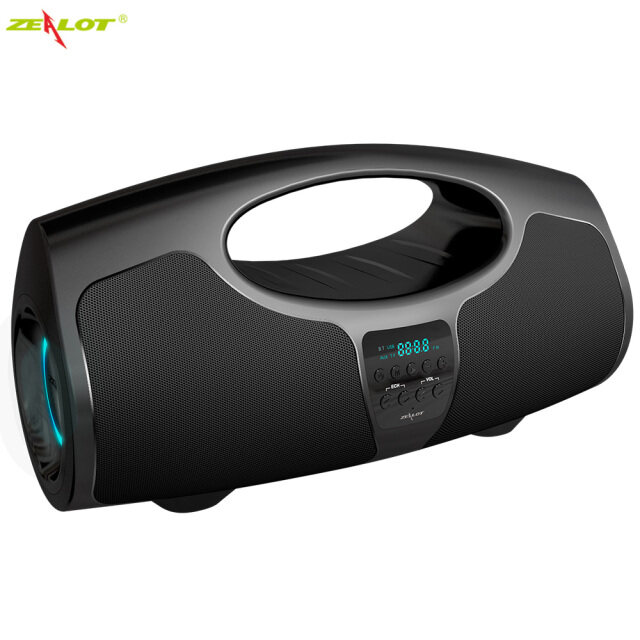 Original ZEALOT P1 40W Powerful Wireless Bluetooth Speakers Super Bass Stereo Sound Portable Sound Box Subwoofer With Microphone For PC Phone