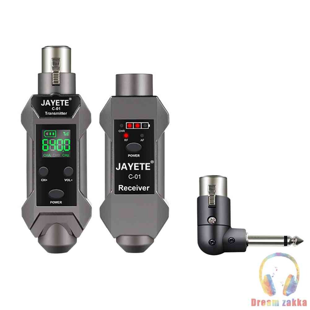 Microphone Wireless System Mic Wireless Transmitter Receiver for Mixer Recorder
